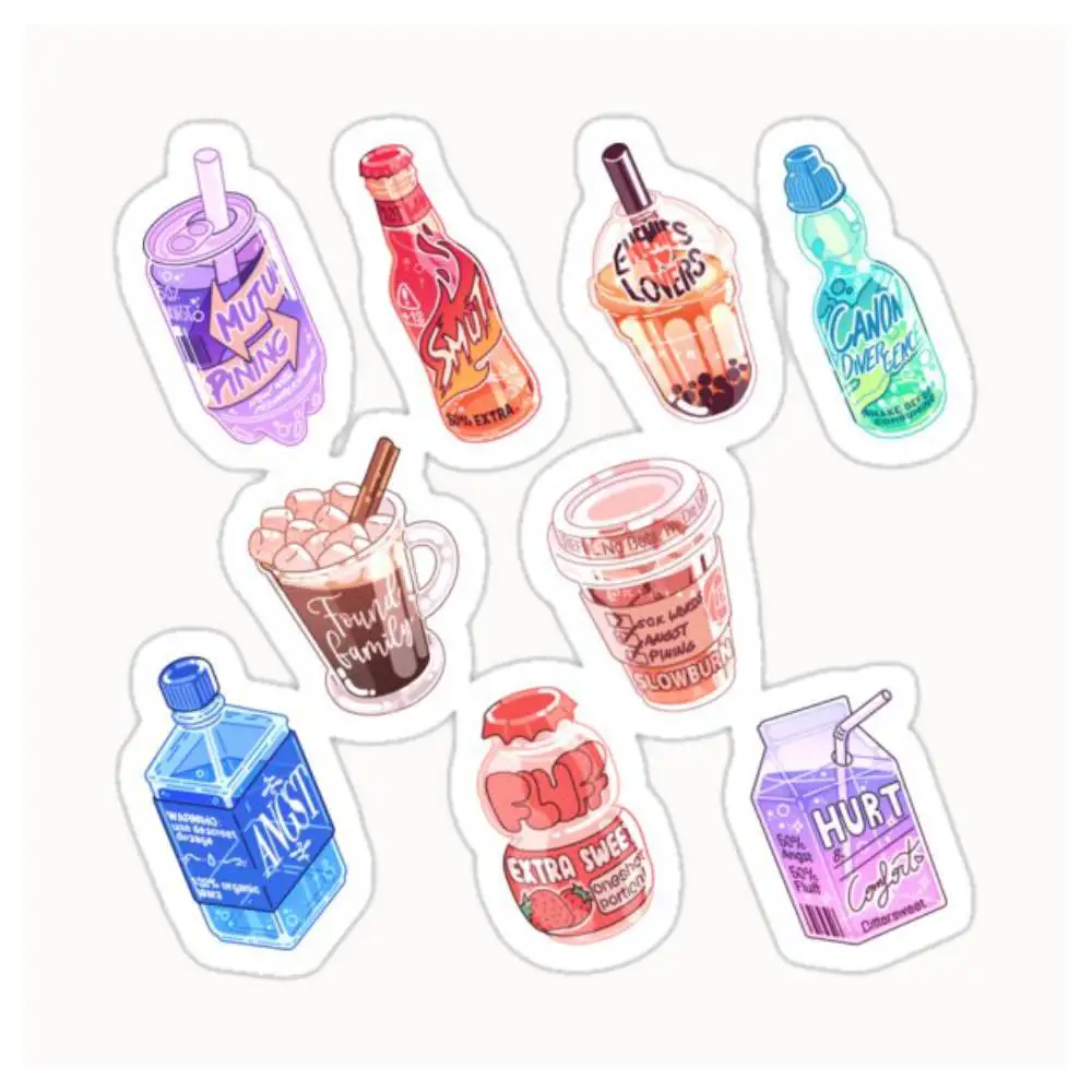 Complete AO3 Tags Bundle (SELECT LARGE SIZE) Waterproof Stickers For Decorating Car Windows Motorcycles And Computers.
