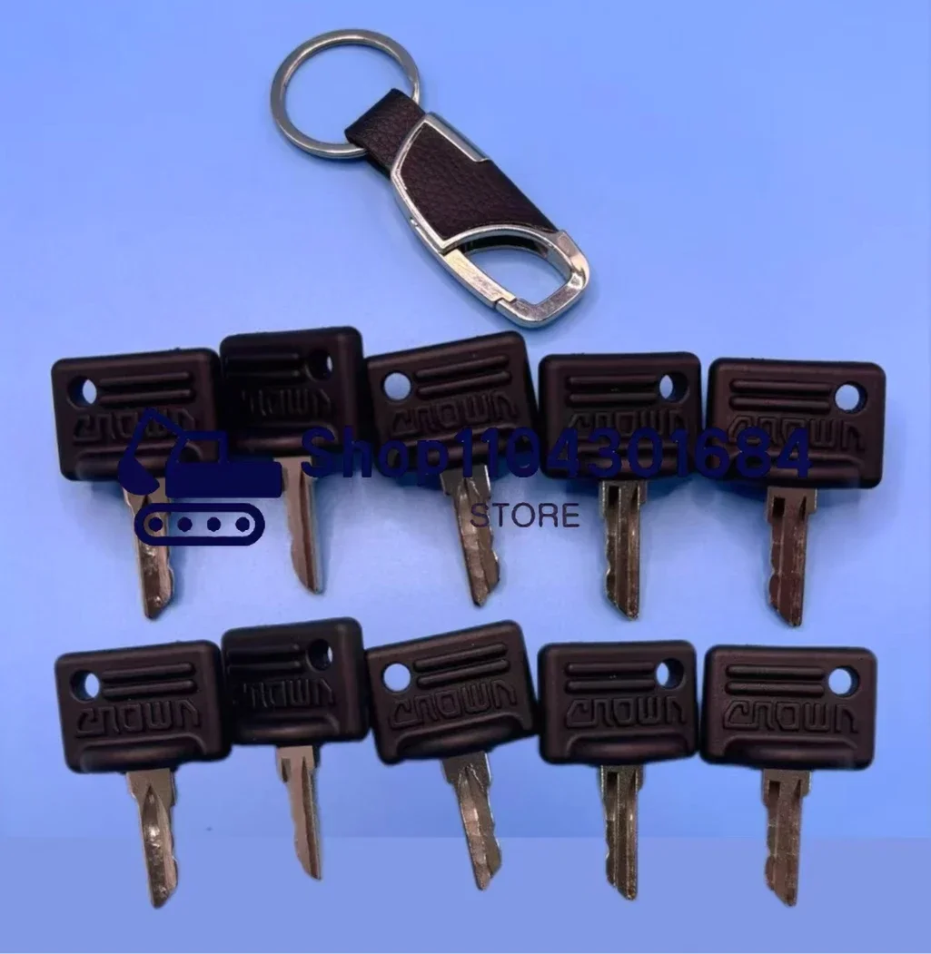 10PCS 107151-001 REPLACEMENT KEY with Key Chain FOR CROWN PE 3000 SERIES