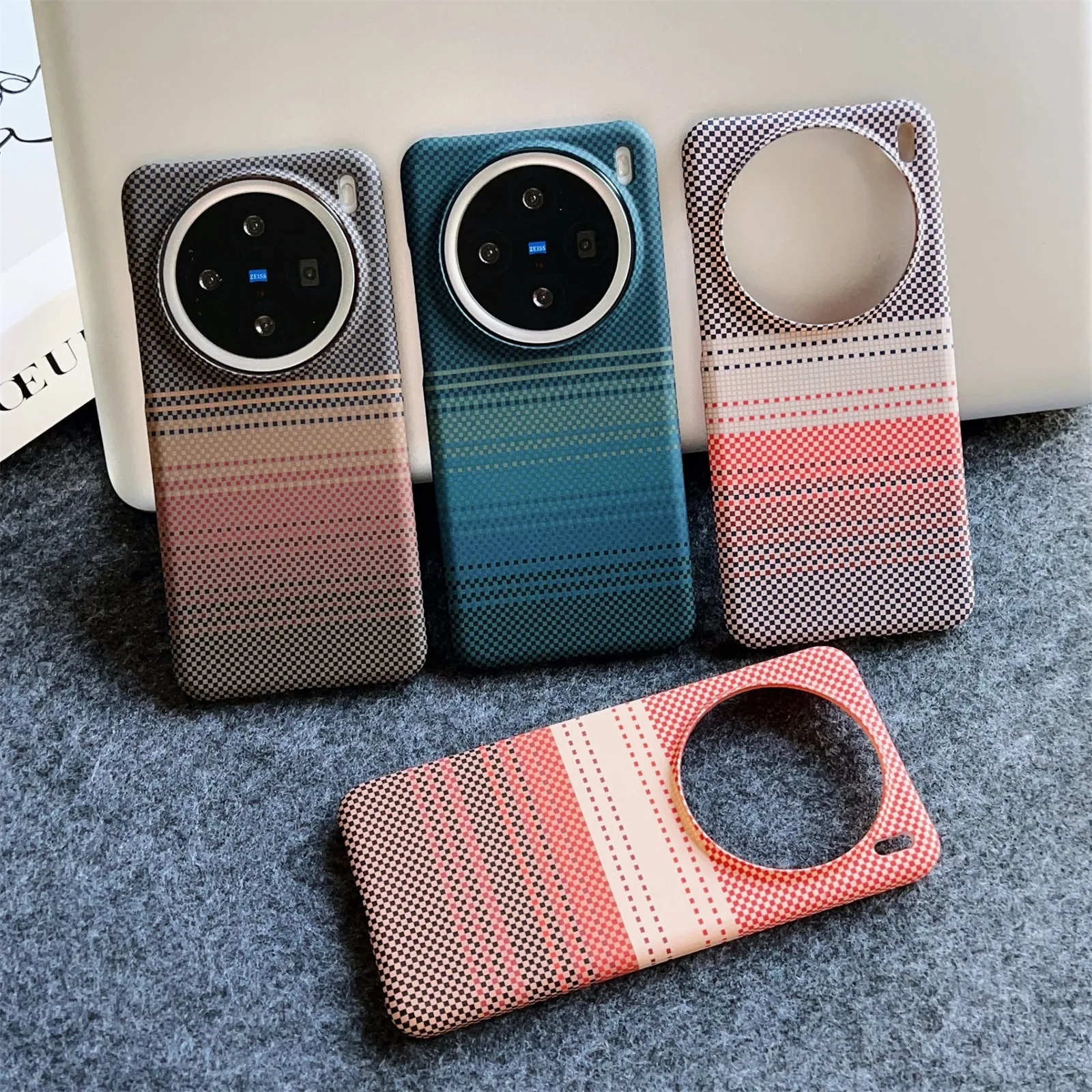 Kevlar Carbon Fiber Cover For VIVO X200 pro mini X200S Ultra Phone Case Slim Design Anti Drop Magnetic Cover Matte Hard Shell