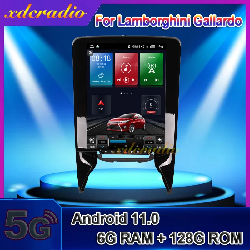 

Xdcradio 9.7" Tesla Style Vertical Screen Android 11.0 For Lamborghini Gallardo Car Radio Automotivo Multimedia Player 5G