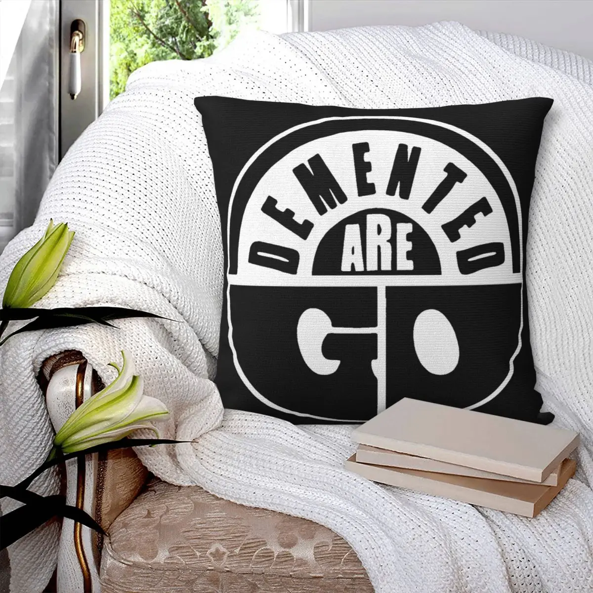 New Demented Are Go Psychobilly Pillowcase Cushion Soft Pillowcase Cushion Decorative Pillowcase Customizable