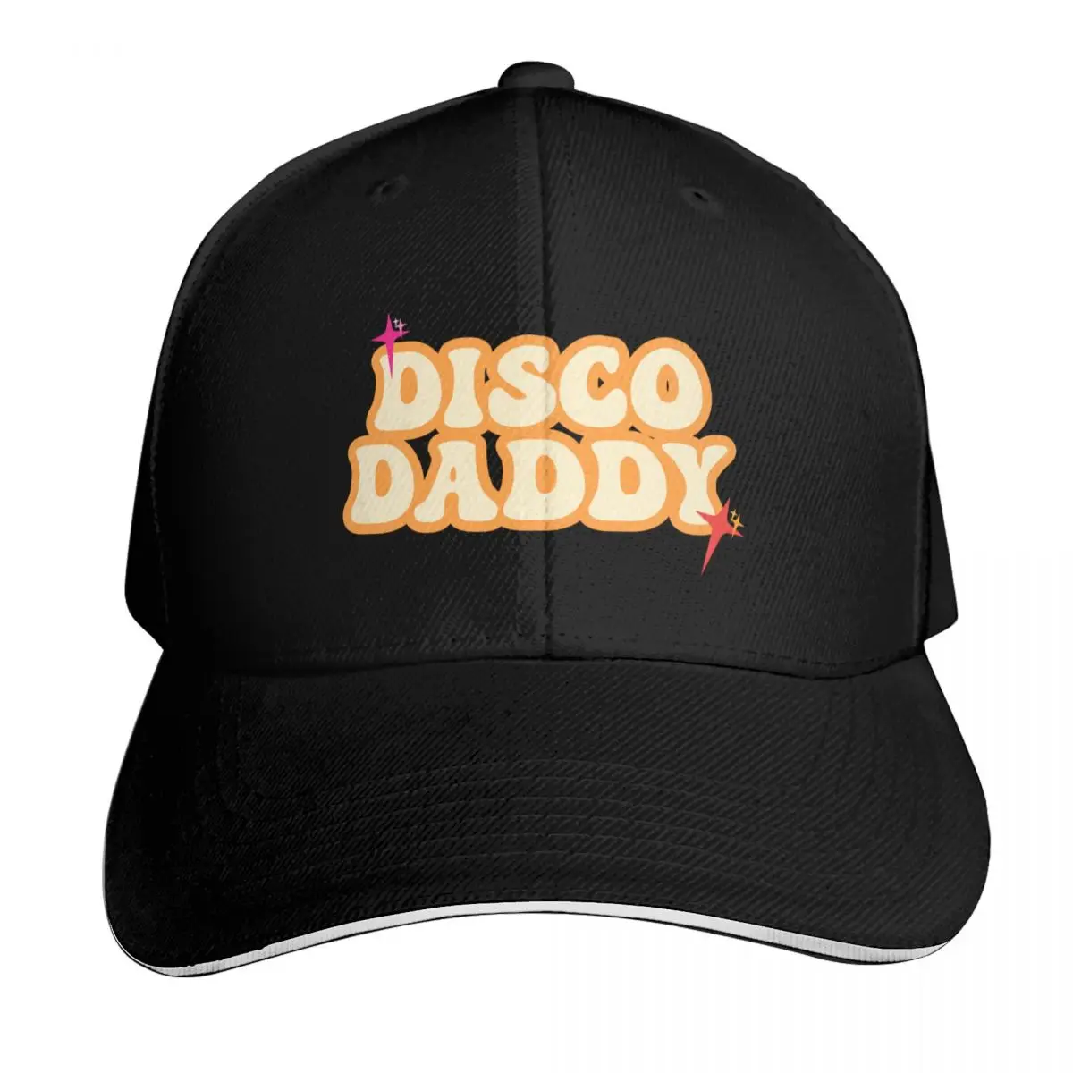 

Disco Daddy Seventies Text Print Baseball Cap summer hat Thermal Visor Luxury Brand Hat Man For The Sun Baseball For Men Women's