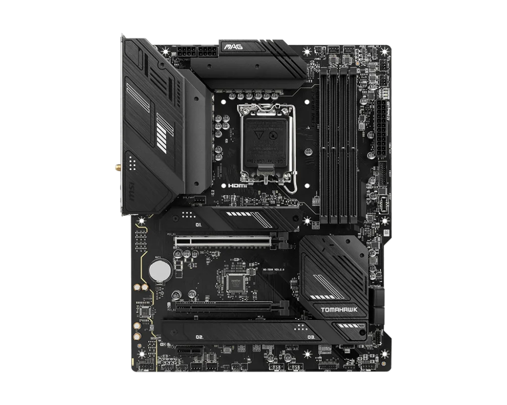 Imagem -02 - Msi-mag B760 Tomahawk Placa-mãe Wifi Suporte Mainboard Lga1700 I513490f Cpu 13400f Intel B760 Pcie 5.0 128gb