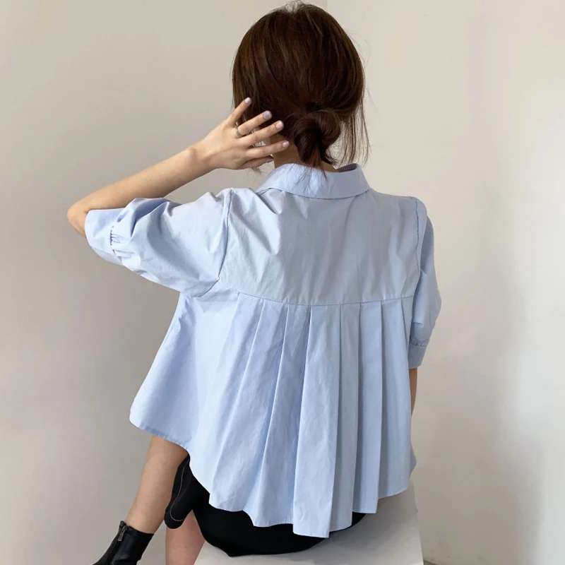 시크한 오버 롱 플리츠 여성 원피스, 나이를 잊게 하는 여름 패션, 순색 칼라, 레귤러 슬리브, 기타 00%