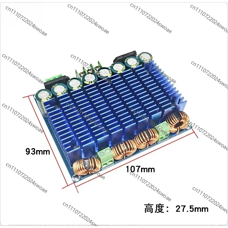 For XH-M252 TDA8954TH Dual-chip Class D Digital Power Amplifier Board Audio Amplifier Board 420W