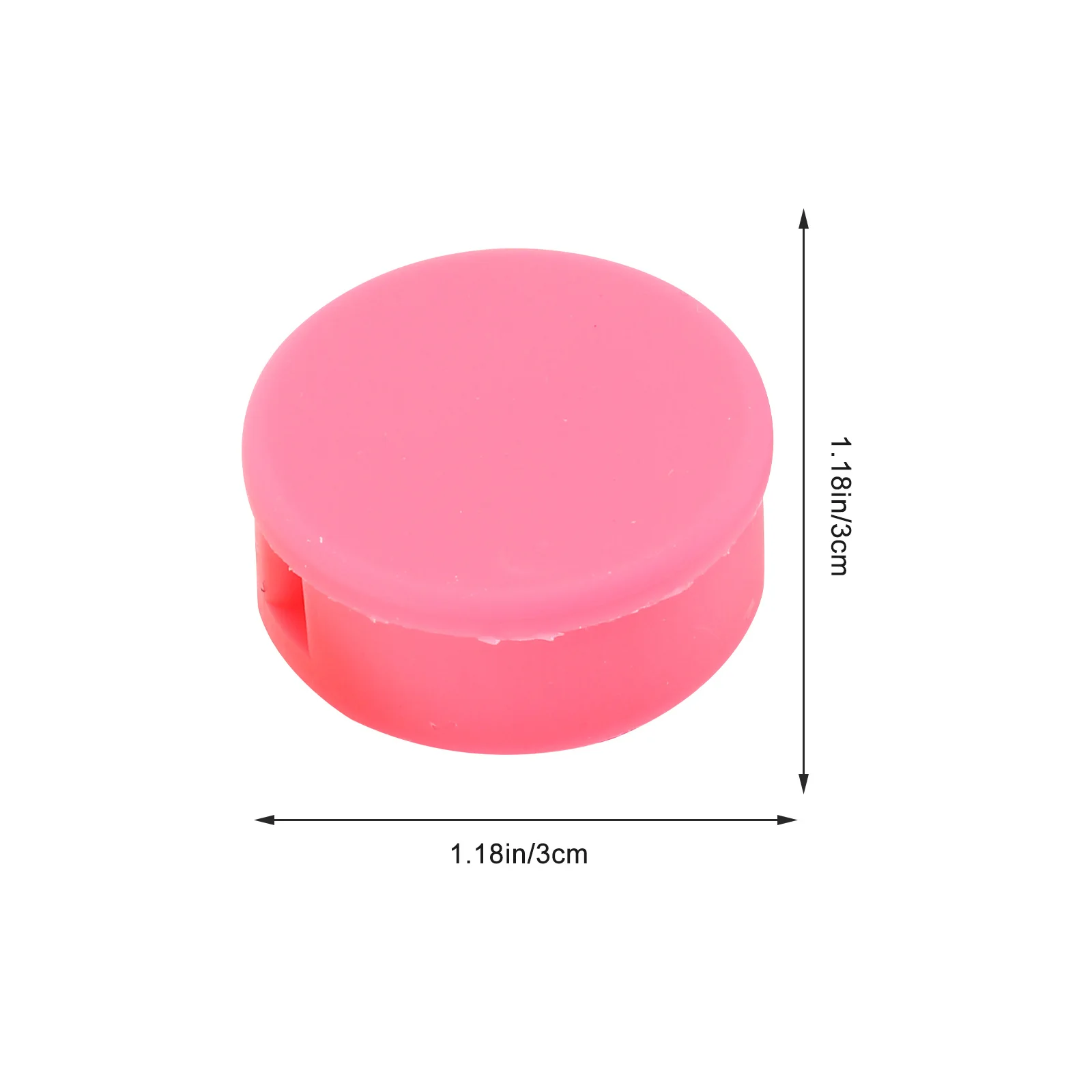 5Pcs Round Silicone Wire Holder Compact Cord Winder for Headphone Cable Management Desktop Organization Random Color