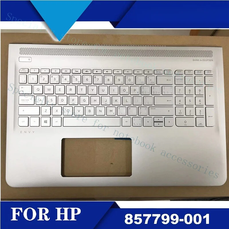 A+ For HP ENVY15 15-AS C Shell Palmrest W/ Backlit Keyboard 857799-001 857799-DB1