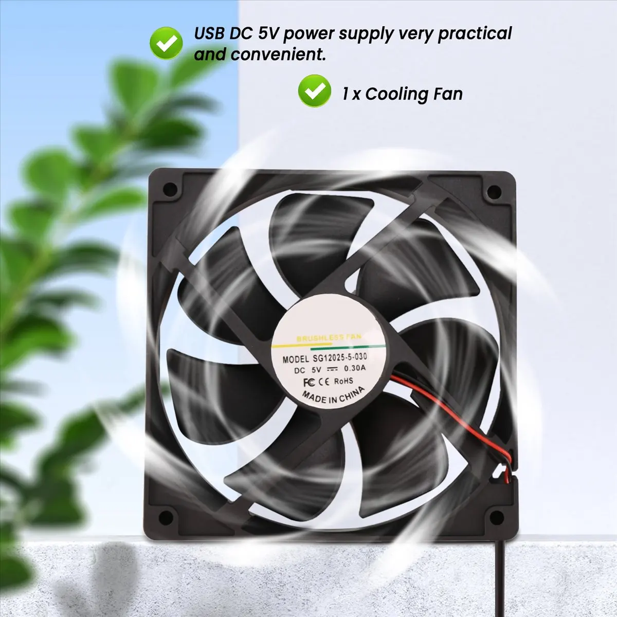 Welcome Deal~5V USB 2000RPM 12CM Cooling Fan High Speed Cooler for Iceriver KS0 KS0 Pro