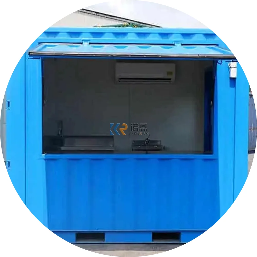 2024 Hydraulic Side Expandable Container Shop Food Van Coffee Bar Kiosk Prefabricated Mobile Container Houses