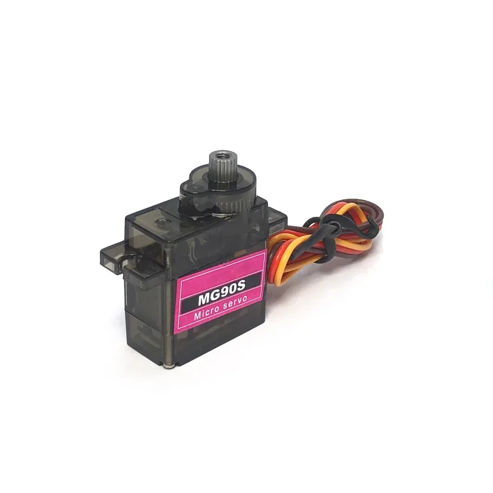 2/4/5/10/20/50 Stück MG90S Servo Vollmetallgetriebe Micro Servo 180 ° /360 ° Für RC-Helikopter, Flugzeuge, Boote, Autos, Roboter: Verbesserte Version Teile – Detail 5