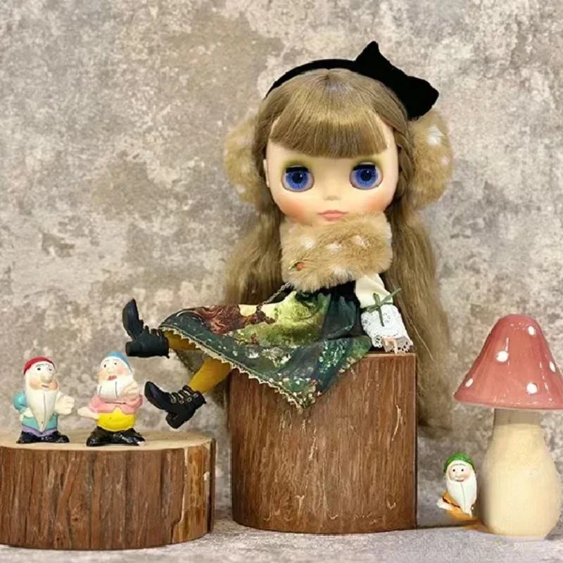 Orginal Neo Blyth Dear Forest Dee 2023 OCT. Mushroom Bag BJD Doll Customized Dollette Girl Toy Body Moveable Handmade Figure