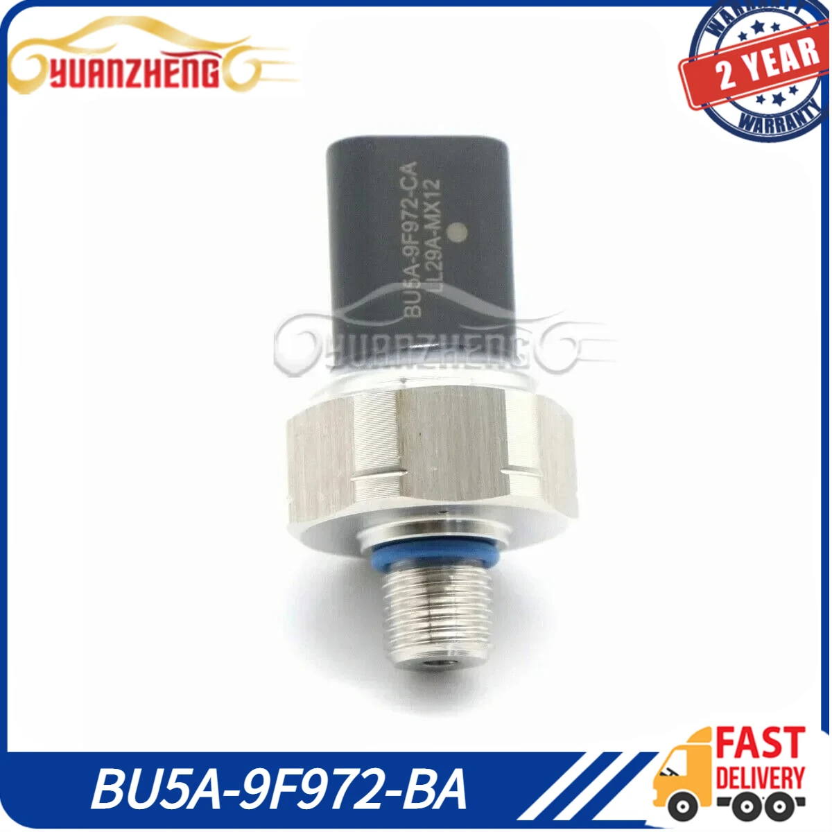 BU5A-9F972-BA NEW Fuel Pressure Sensor For FORD ESCAPE EDGE EXPEDITION EXPLORER F-150 FUSION FIESTA FOCUS LINCOLN MKS MKZ MKT