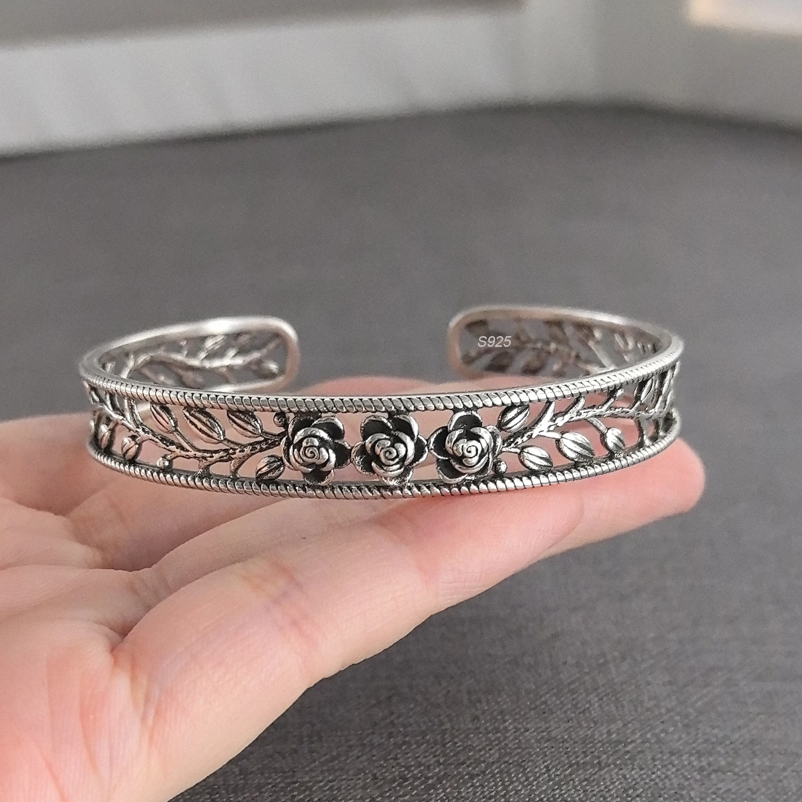 pulseira-de-prata-925-flor-rosa-folha-vazada-elegante-vintage-para-mulheres-meninas-joias-presente-dropship-atacado