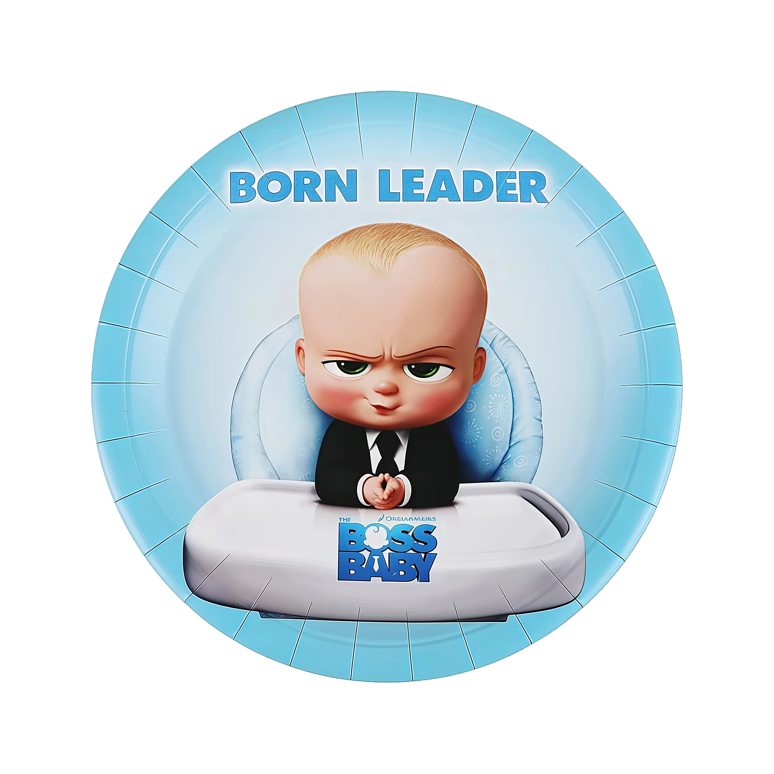 Bossed Baby Cartoon Geburtstagsparty Dekoration Einweggeschirr-Set Teller Becher Ballon-Set Kinder Baby-Shower Zubehör Geschenk – Detail 19