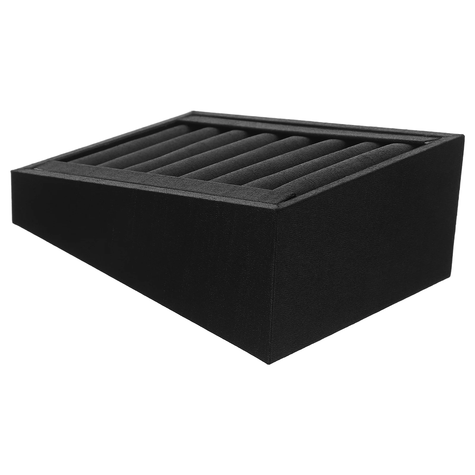 

Ring Display Stand Jewelry Holder Tray for Pu Drawer Insert Divided Rings Organizer Bracelet