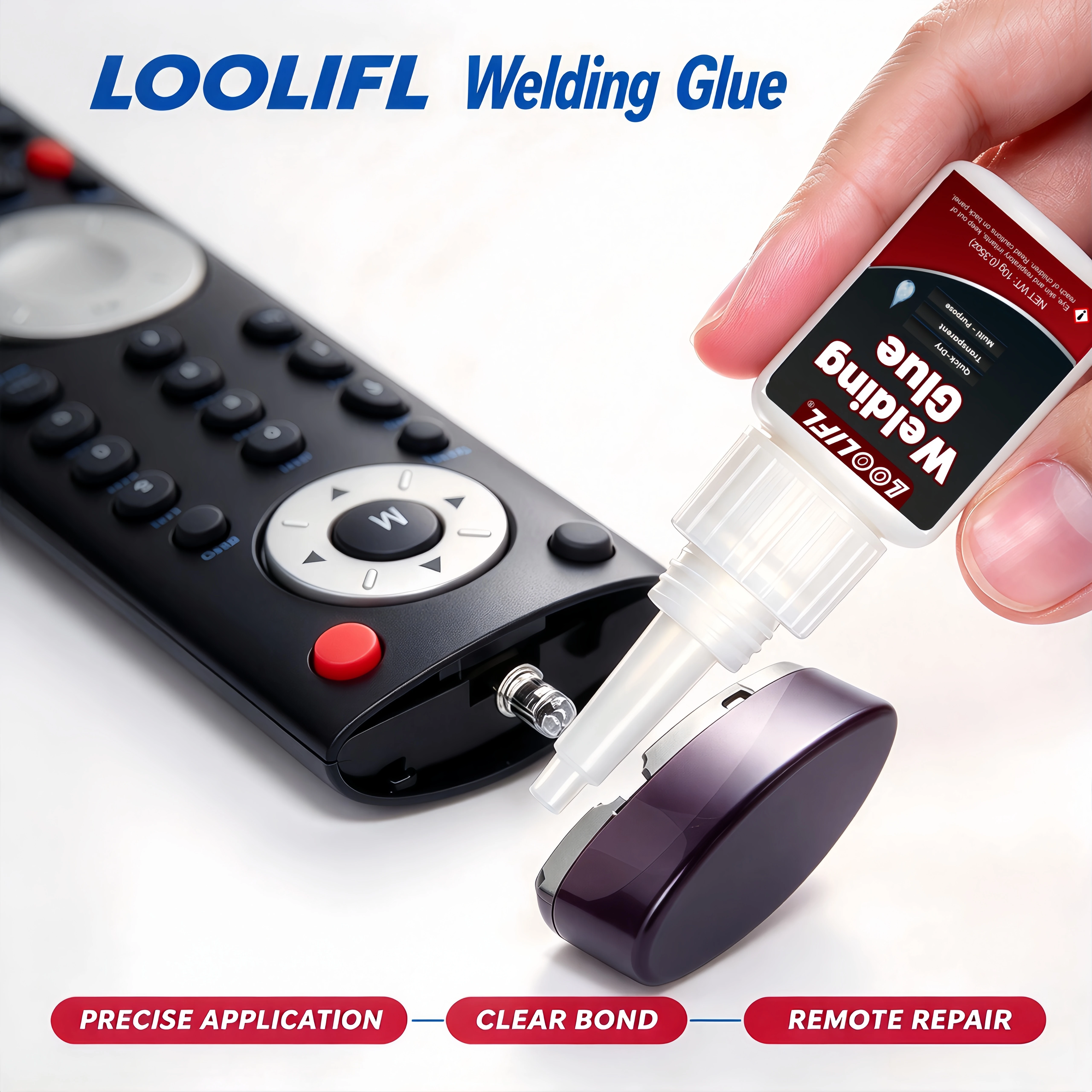 LOOLIFL Super Welding High Strength Oily Glue All-Purpose Liquid Glue extra strong Glue Tool 10g - Fast Drying Clear CA Glue.