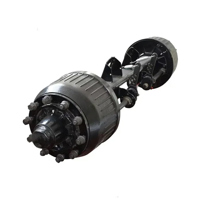 For CQFN 14 Ton Heavy  German Type Steel Axle for Semi Trailer Truck-New Condition Customizable Max Payload
