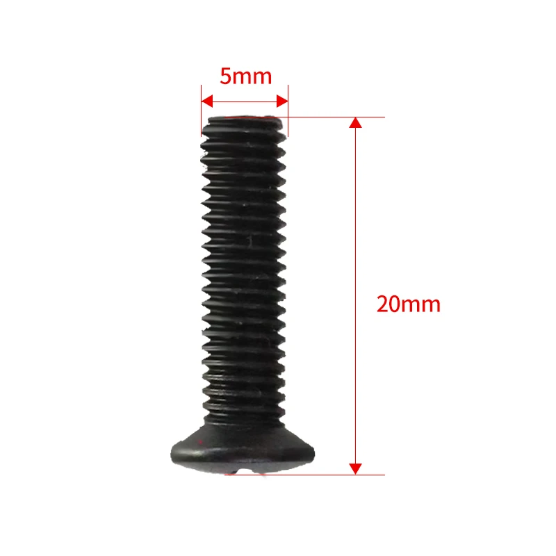 M5*20mm Cross Screw Reverse Tooth Thread Nut Bolt for Rechargeable Lithium Electric Hand Drill Chuck