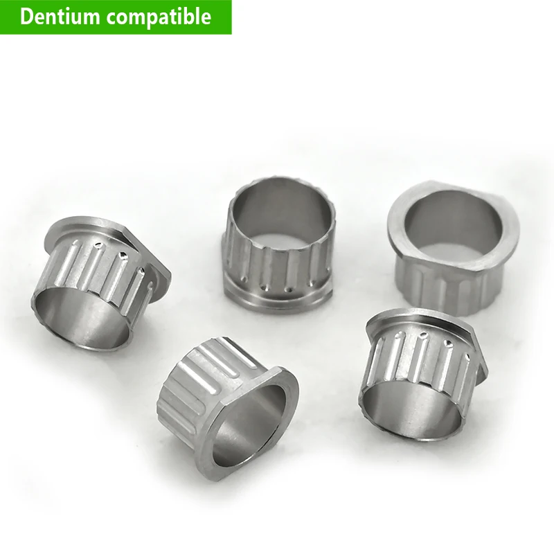 One Guide Dental Metal Sleeve Titanium Alloy Grade 5 Compatible with Dentium Surgical Guide Factory Direct Sales Fast Shipping