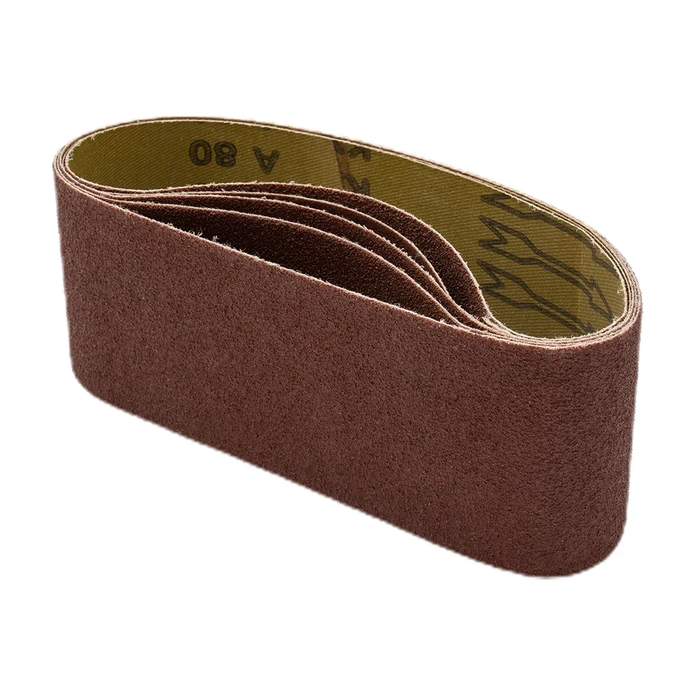 5pc 75x457mm Sanding Belts Sander Sanding Belt Belts 60 80 120 240 Grit Air Belt Sander Polishing Papaer Grinding Polishing Tool