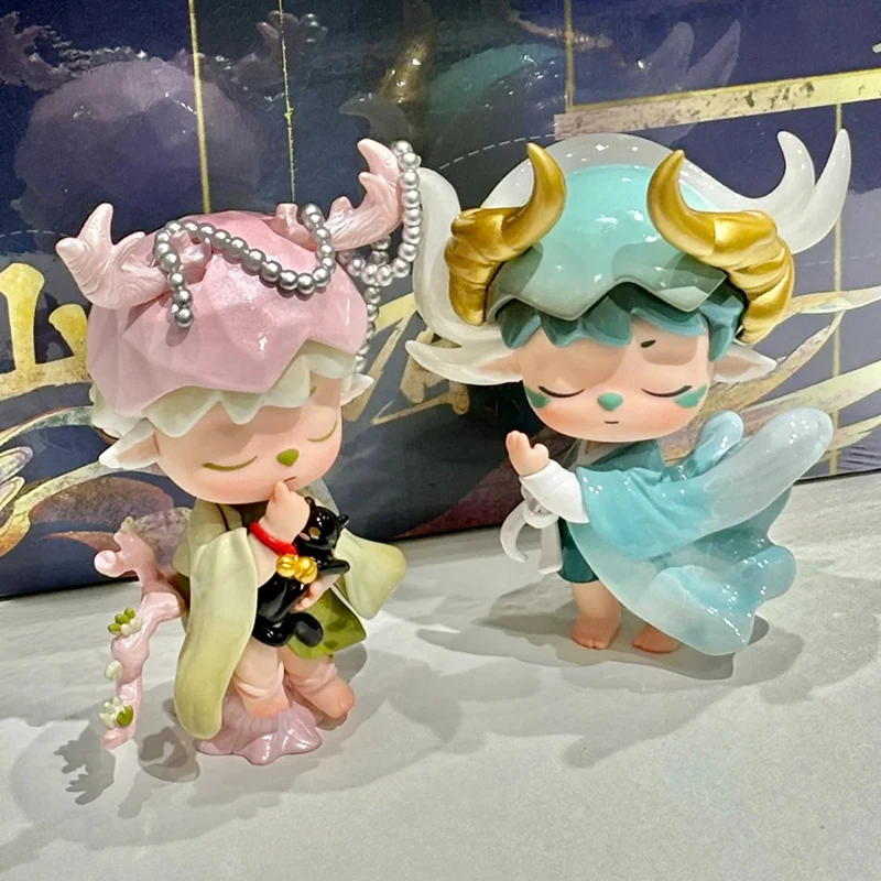 Figurines d'action de la série Mtyh Mountain and Sea Gods pour enfants, boîte ennemi, mignon, modèle Kawaii, jouet à collectionner, cadeau de vacances d'Halloween, chaud