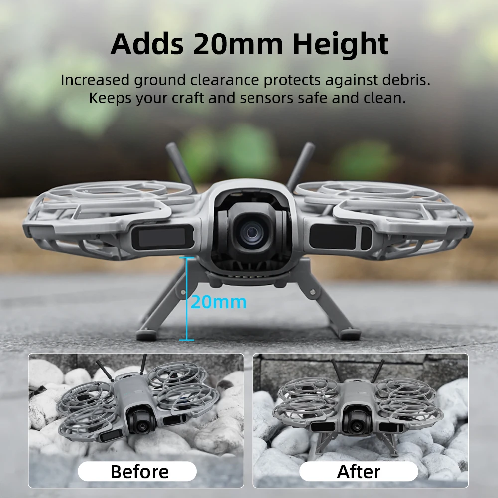 Foldable Landing Gear For Neo 2 Quick Release Mini Height Extender Extension Leg for DJI Neo 2 Drone Accessories image 5
