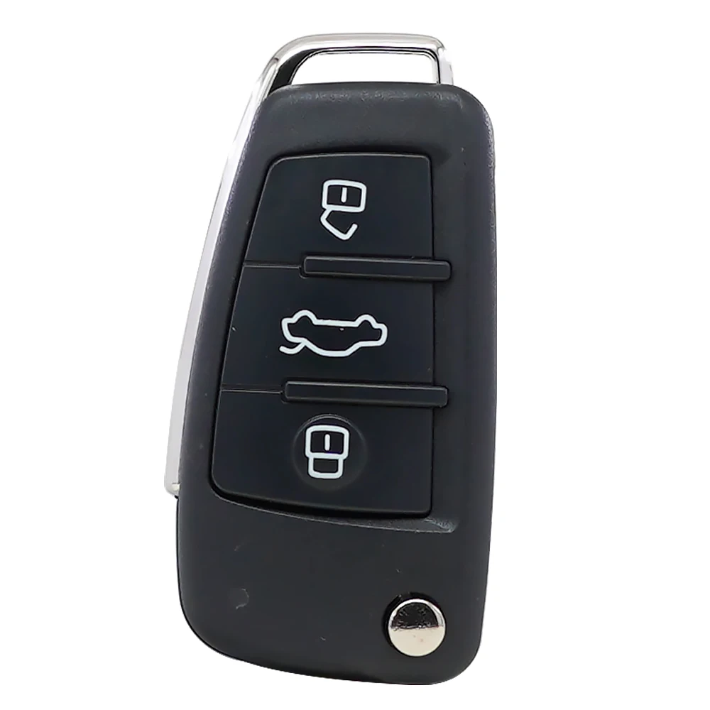 XNRKEY 3 Button Car Remote Key 8E Chip 315/433/868Mhz For Audi A6 S6 Q7 2004-2015 FCC: IYZ 3314 P/N: 4F0837220R/D 4F0837220M/T
