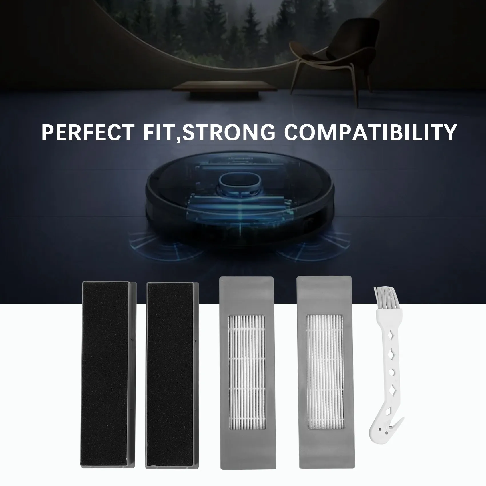 Kit de pièces de rechange pour aspirateur robot Ecovacs Deebot OZMO 920, 950, T5, T8 AIVI, kit d'accessoires, brosses Pound