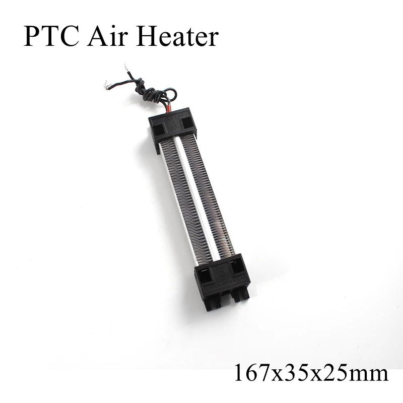 

167x35mm 12V 110V 220V PTC Ceramic Air Insulated Electric Heater Constant Thermostatic Heating Chip Incubator Outdoor Car Motor