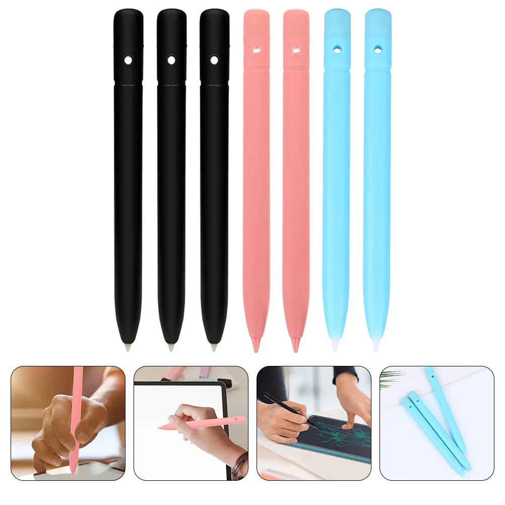 

7Pcs LCD Writing Tablet Stylus Pen Durable Plastic Stylus for Touch Screens Drawing Doodle Board Note Taking Tablet Pen