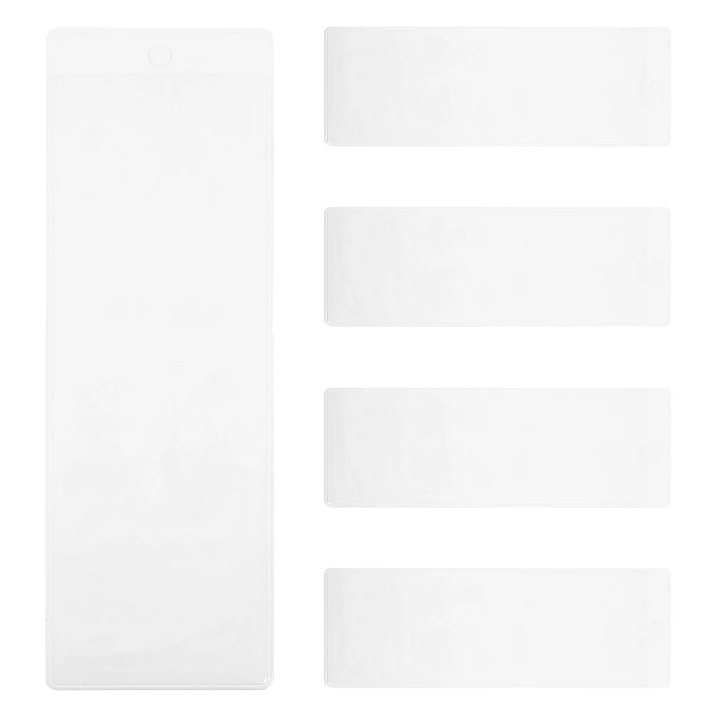 

5 Pcs Bookmark Cover Postcard Stand Protective Membrane Sleeves Holder Clear Photo Kpop Photocard