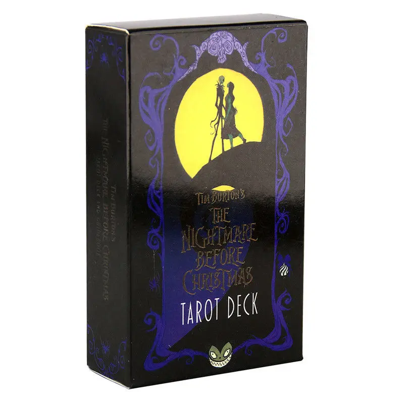 Halloween & Christmas Themed Tarot Deck Game Card Nightmare Style Divination Cards Collectible Oracle Card Set for Holiday Fans