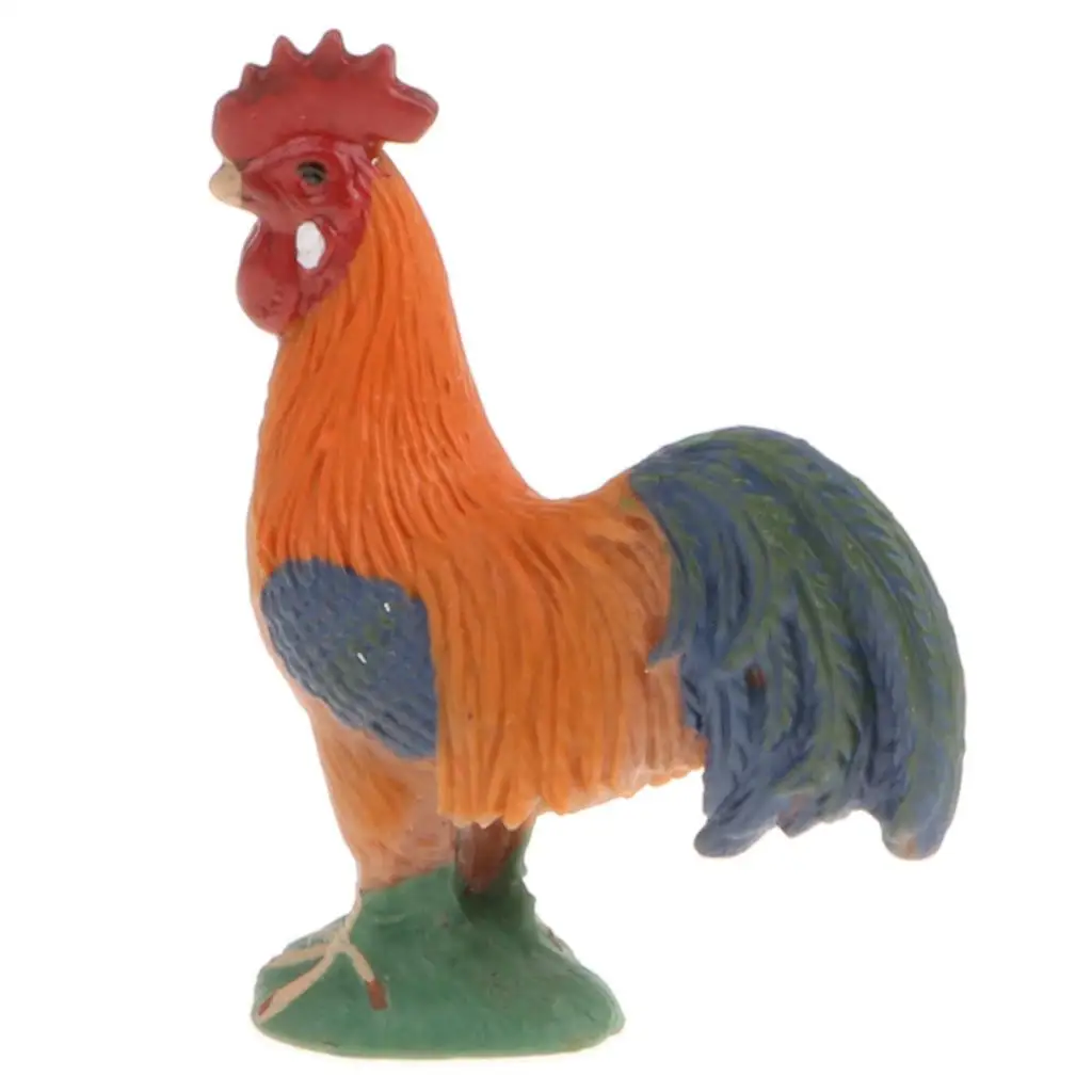 Simulation Chicken Animal Model Action Figure for Kids Decor