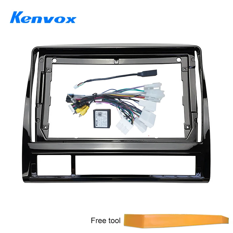 9Inch Car Radio Fascia For TOYOTA TACOMA HILUX 2005 2013 GPS Navigation Casing Frame 2Din Head Unit Dash Cover Panel