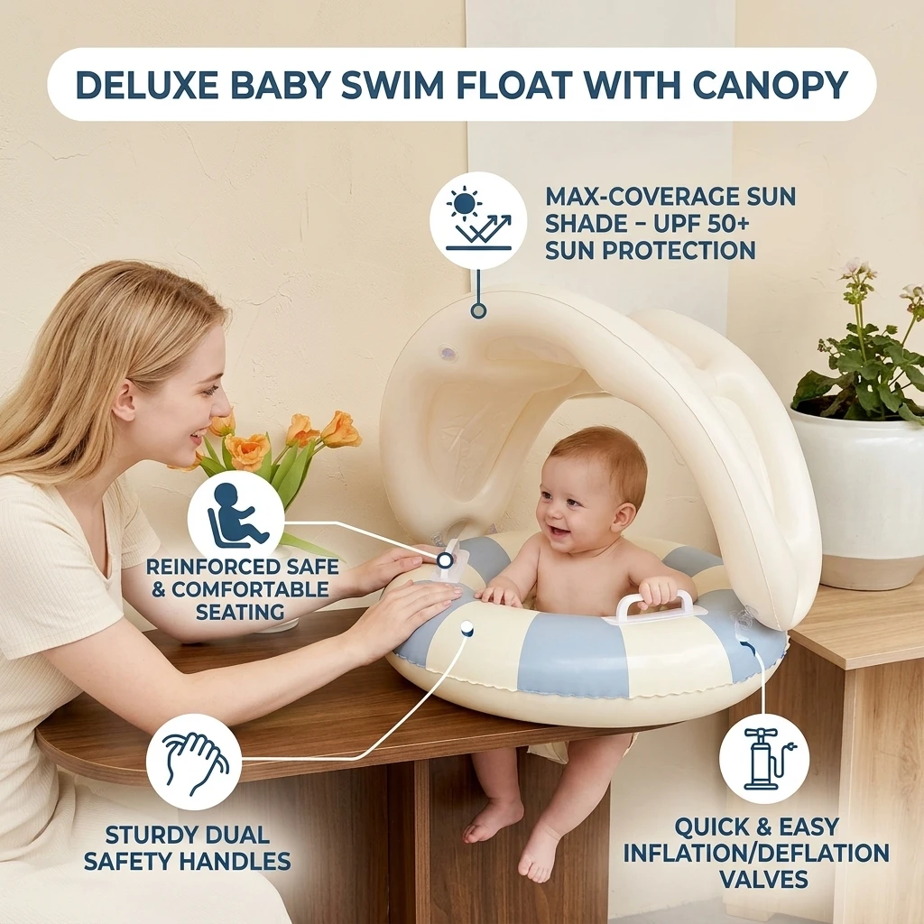 ห่วงยางว่ายน้ำแบบเป่าลมห่วงยาง - Pool Float Ring Inflatable บทวิจารณ์และราคา