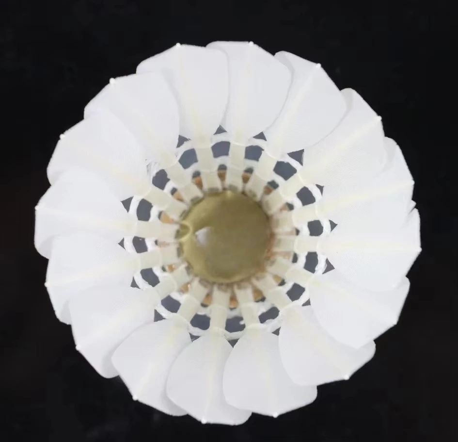 

Professional High Quality Durable Goose Straight Feather Badminton Shuttlecock
