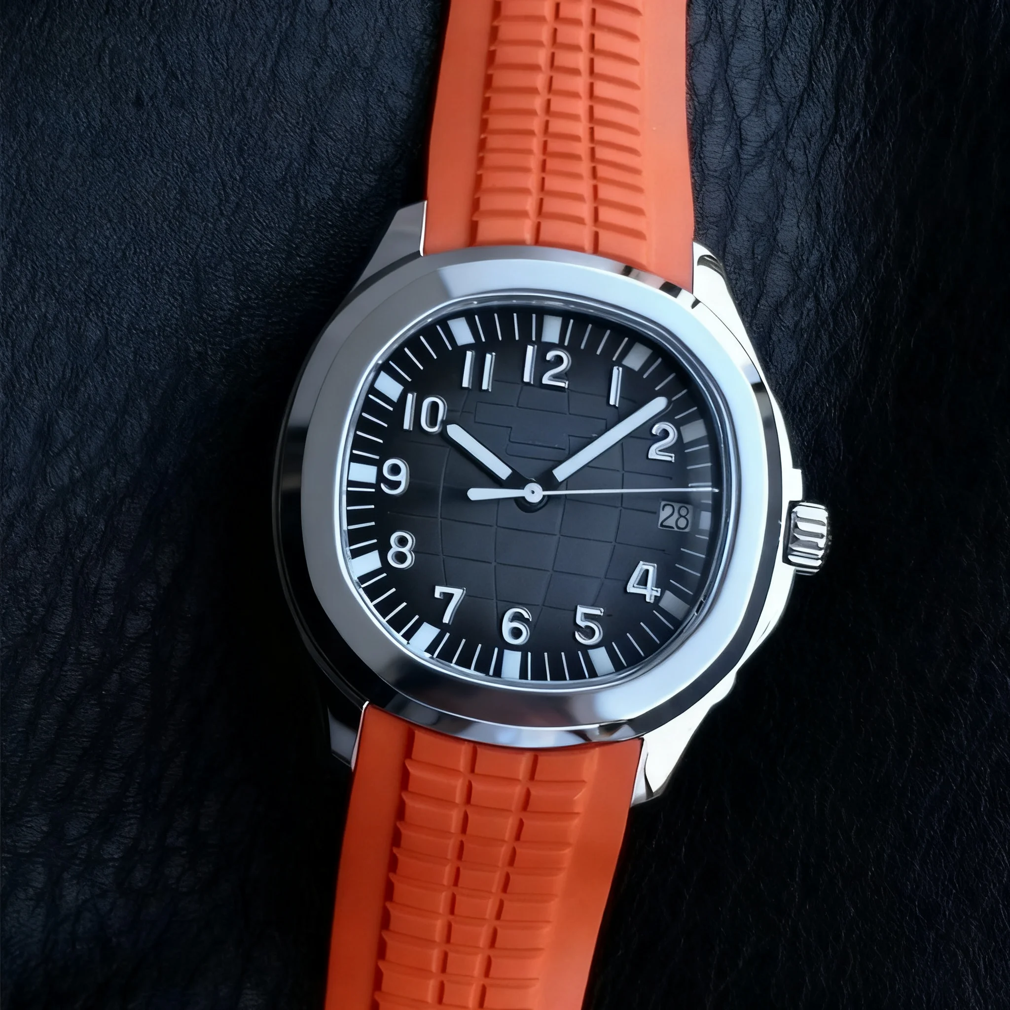 ساعة ميكانيكية ذات علامة تجارية فاخرة للرجال حركة أوتوماتيكية مصنوعة من إلهام باتيك فيليبس