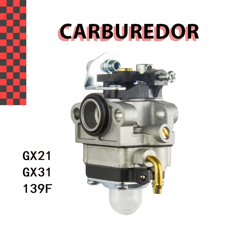 

Карбюратор для 4-тактного двигателя GX22 GX31 FG100 FG100 139 139F GT22 Карбюратор 16100-ZM5-A95 16100-ZM5-845 Двигатель кустореза