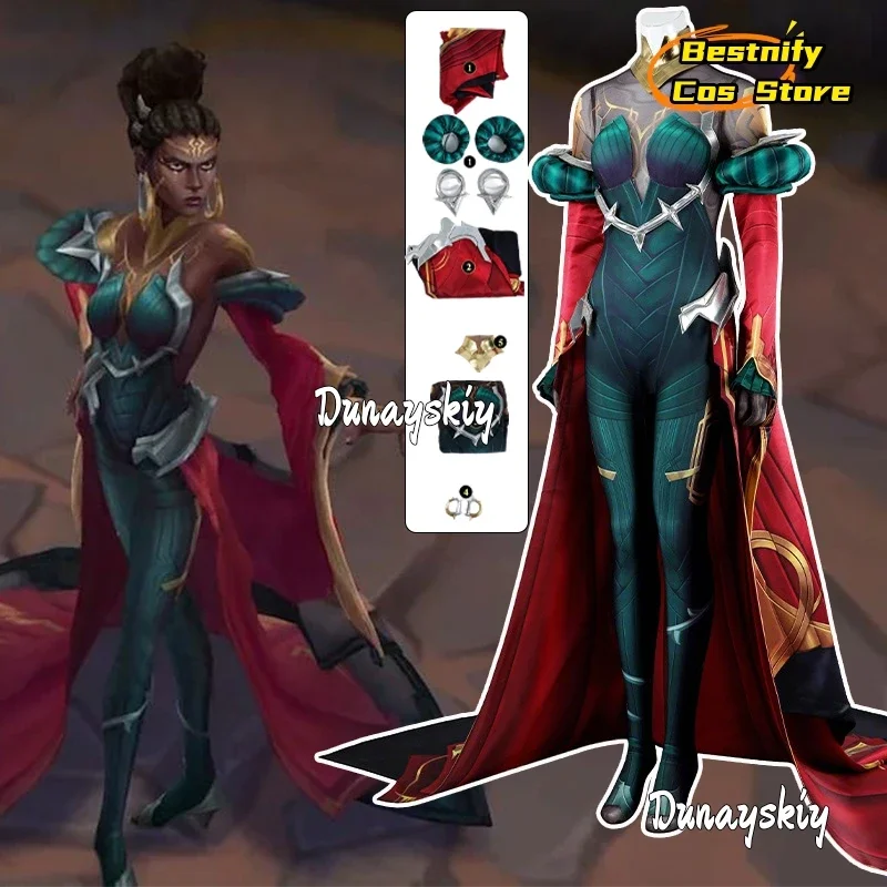 

CosplayMel Cosplay Costume Women's Jumpsuit Evening Dress Cape Long Skirt Woman Disguise Anime Halloween Carnival Party Outfits