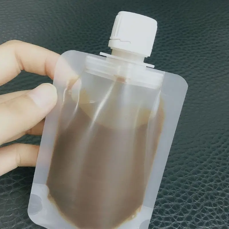 d'emballage à clapet Transparent rechargeable, 5 pièces, pochettes vides à presser, livraison directe