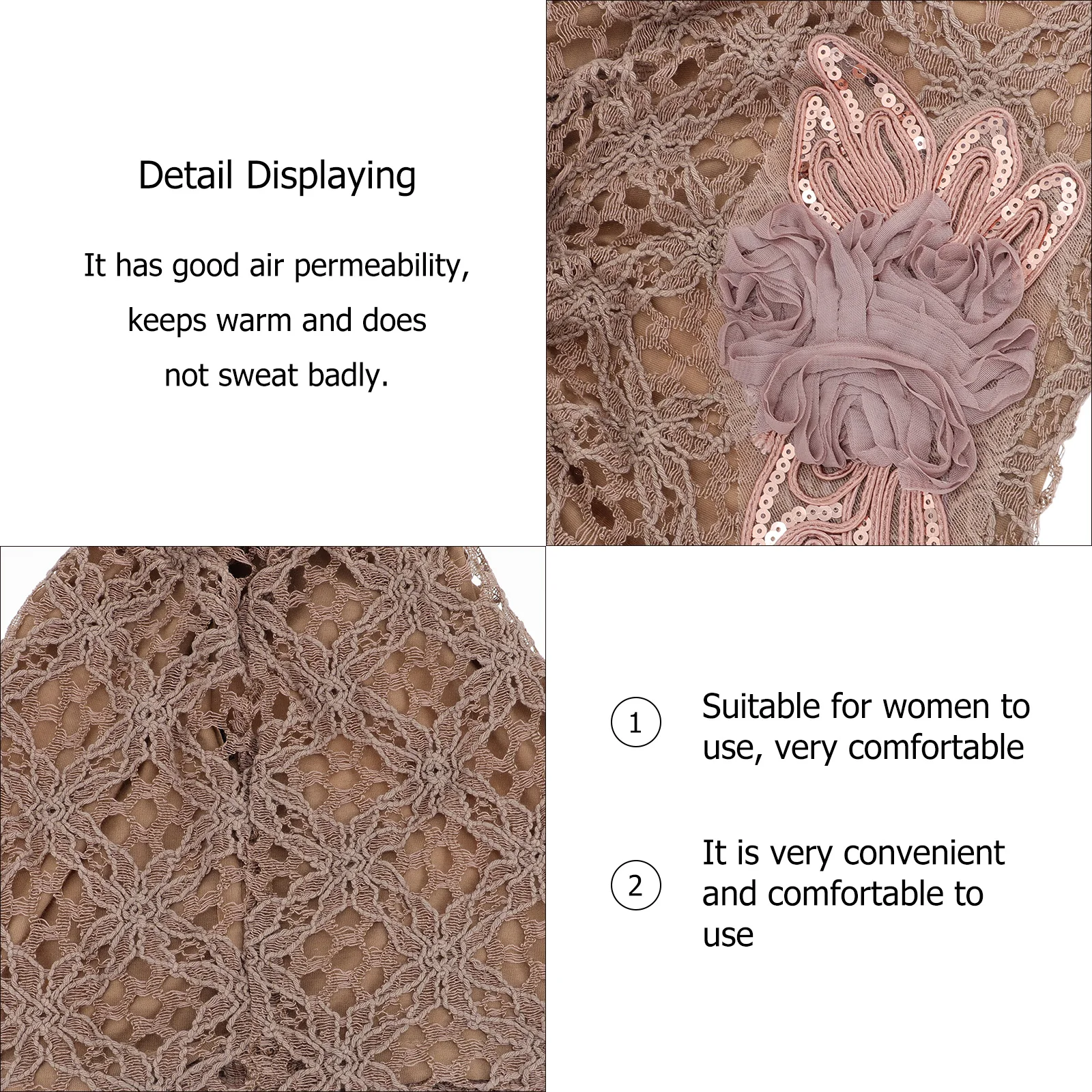 

1Pcs Warm Lace Hair Care Cap Soft Flexible Protective Sleeping Hat Night Bonnet for Women Chemo Bath Hair Accessory Fashion