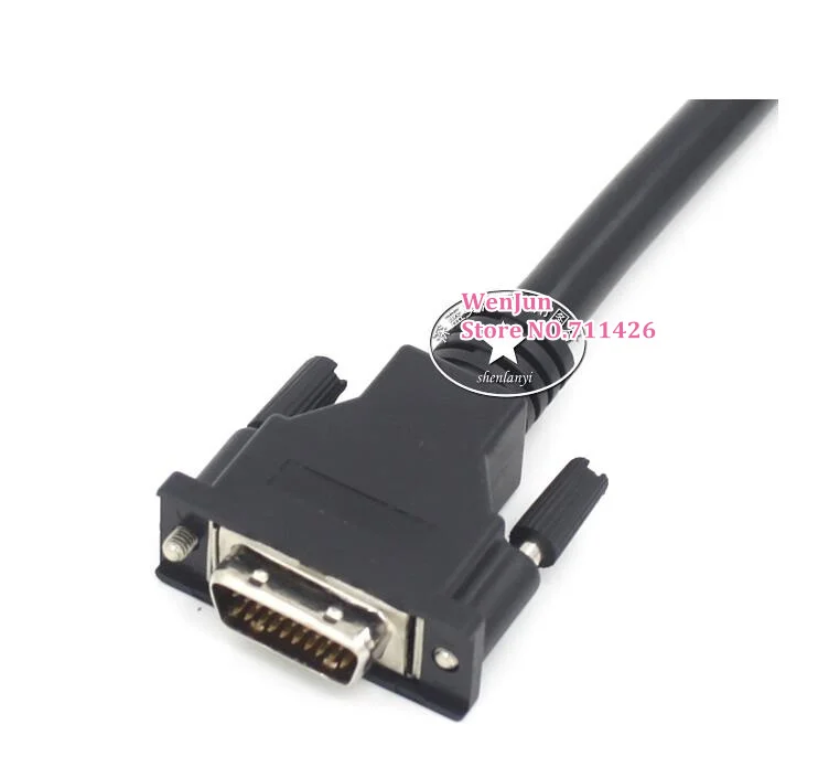 High Quality SCSI DB20 Male to Male Power Cable with Screw type SCSI DB 20pin M/M data cable 1.5M/3M/5M