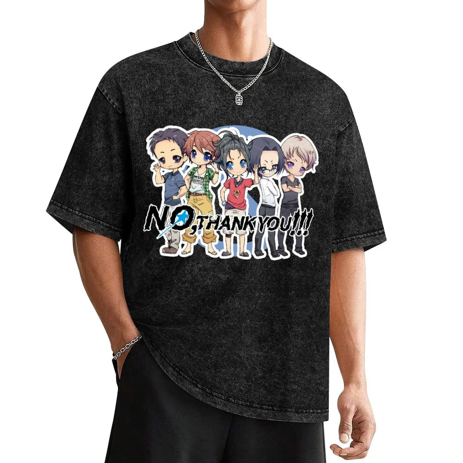 

NO, THANK YOU!!! T-Shirt anime tshirt oversized graphic tee rapper graphic tees aesthetic clothes funny t shirts for men