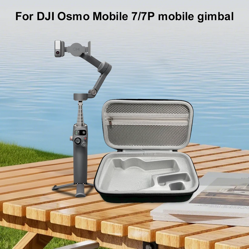 Portable Camera Travel Bag Wear Resist Shockproof Protective Hard Case Anti-Scratch Camera Storage Handbag for DJI Osmo Mobile7