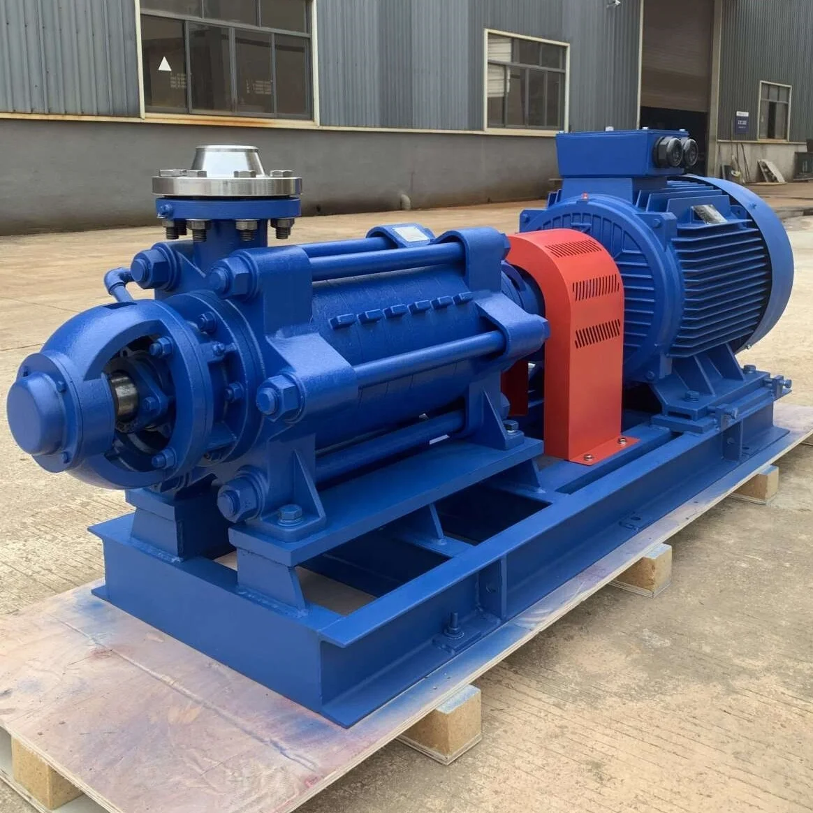 Factory Supply Large Flow High Pressure Water Pump 50 Hz 60 Hz Multistage Centrifugal Pump with Motor