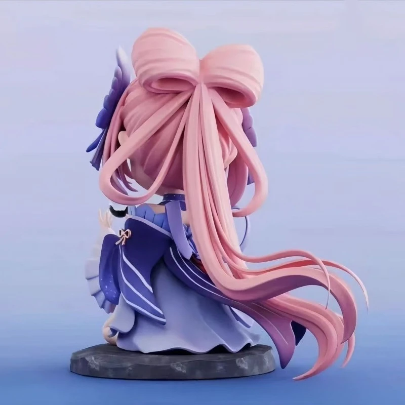 

Genshin Impact Q версия Sangonomiya Kokomi 13,5 см сидящая фигурка GK-аниме Коллекционная игрушка для фанатов украшение стола