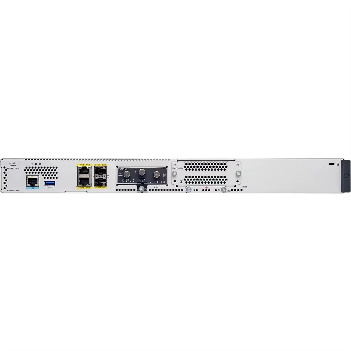 C8200-1N-4T Cisco Router in Stock 8200 ROUTER 1x NIM SLOT 4x GE 8GB MEM Wireless Router