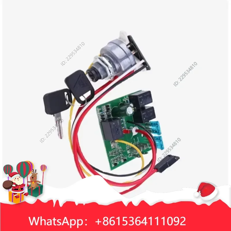 1pc High Quality Durable Excavator Ignition Switch Starter Module for 235 255 325 AM130341 Compatible For Model，practical use