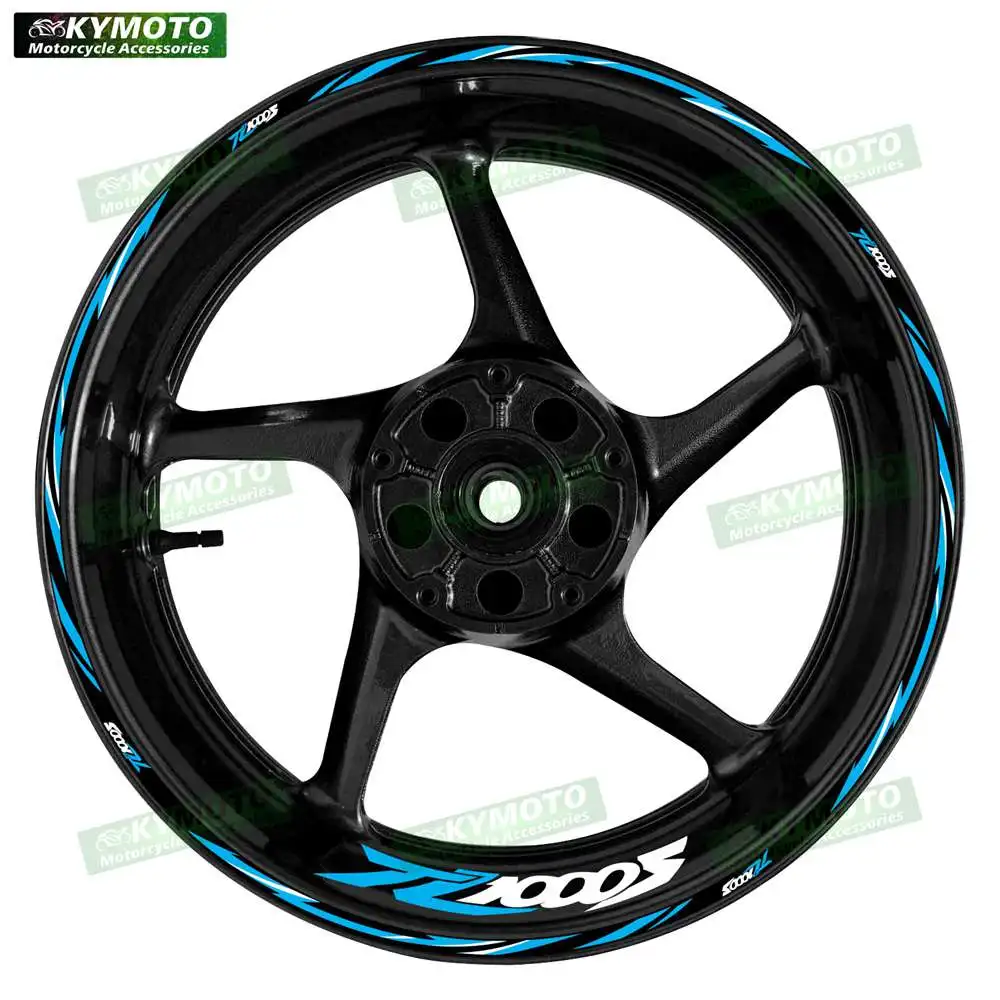 

For TL1000S TL 1000S reflective motorcycle wheel sticker 17 inch rim stripe decal racing off-road fairing accessories