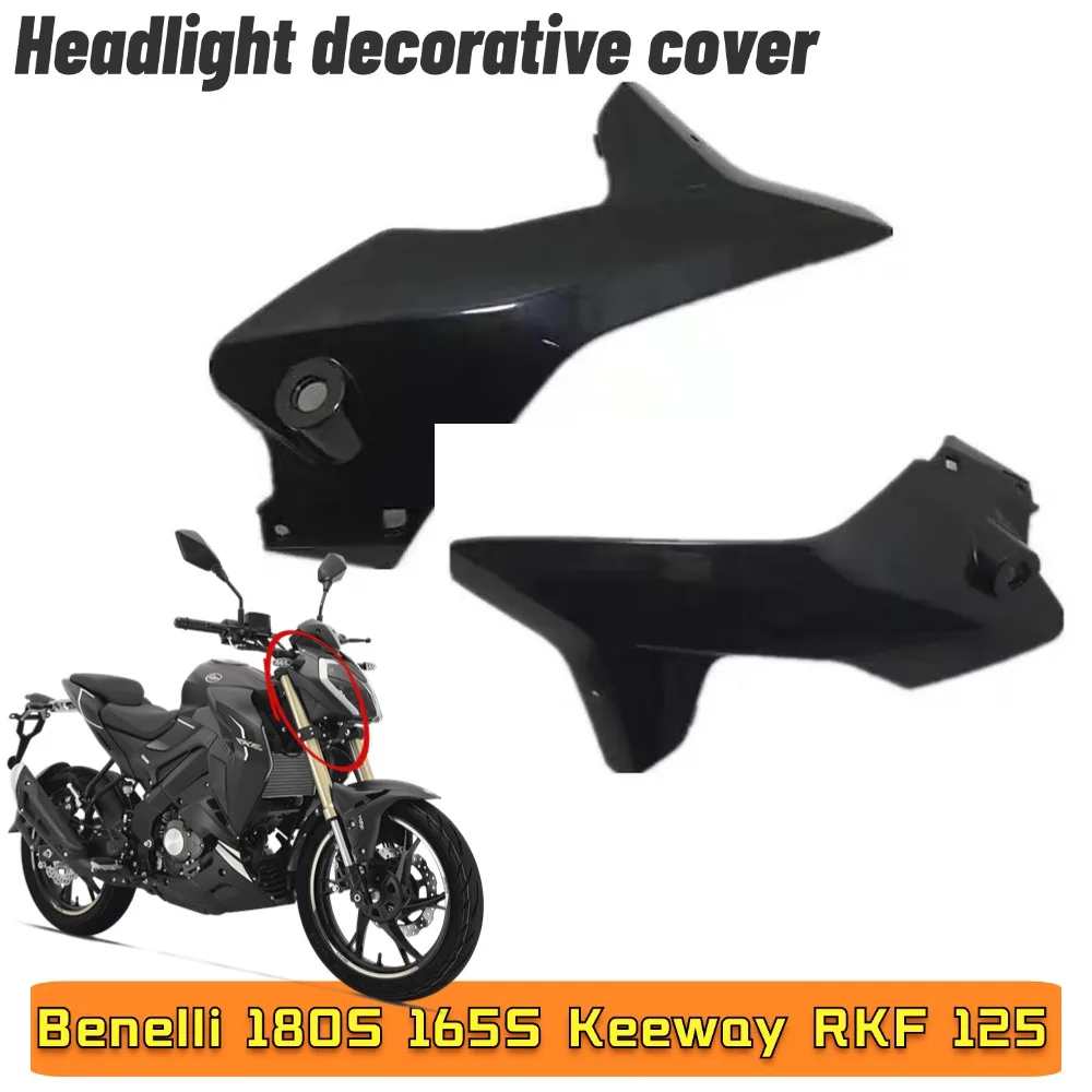 New For Keeway RKF 125 Left And Right  Headlights Decorative Shells For Benelli 180S 180 S 165S